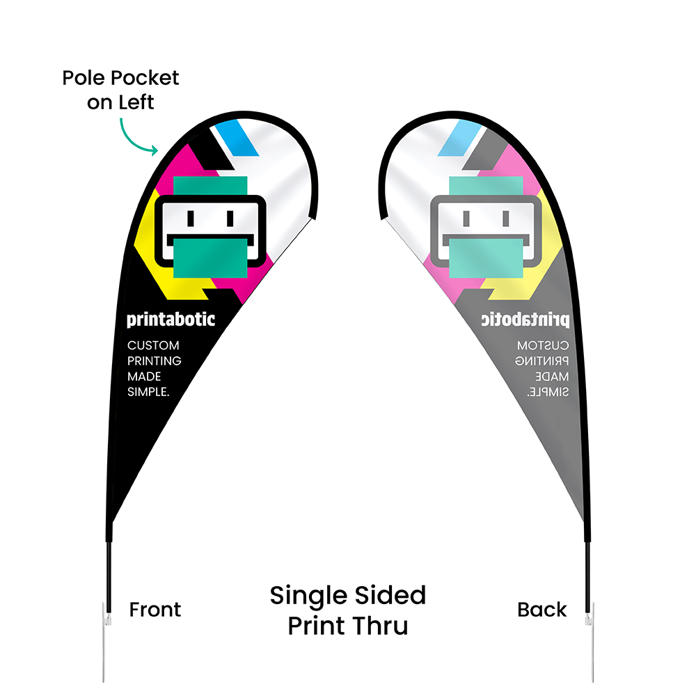 Teardrop Flag photo 3